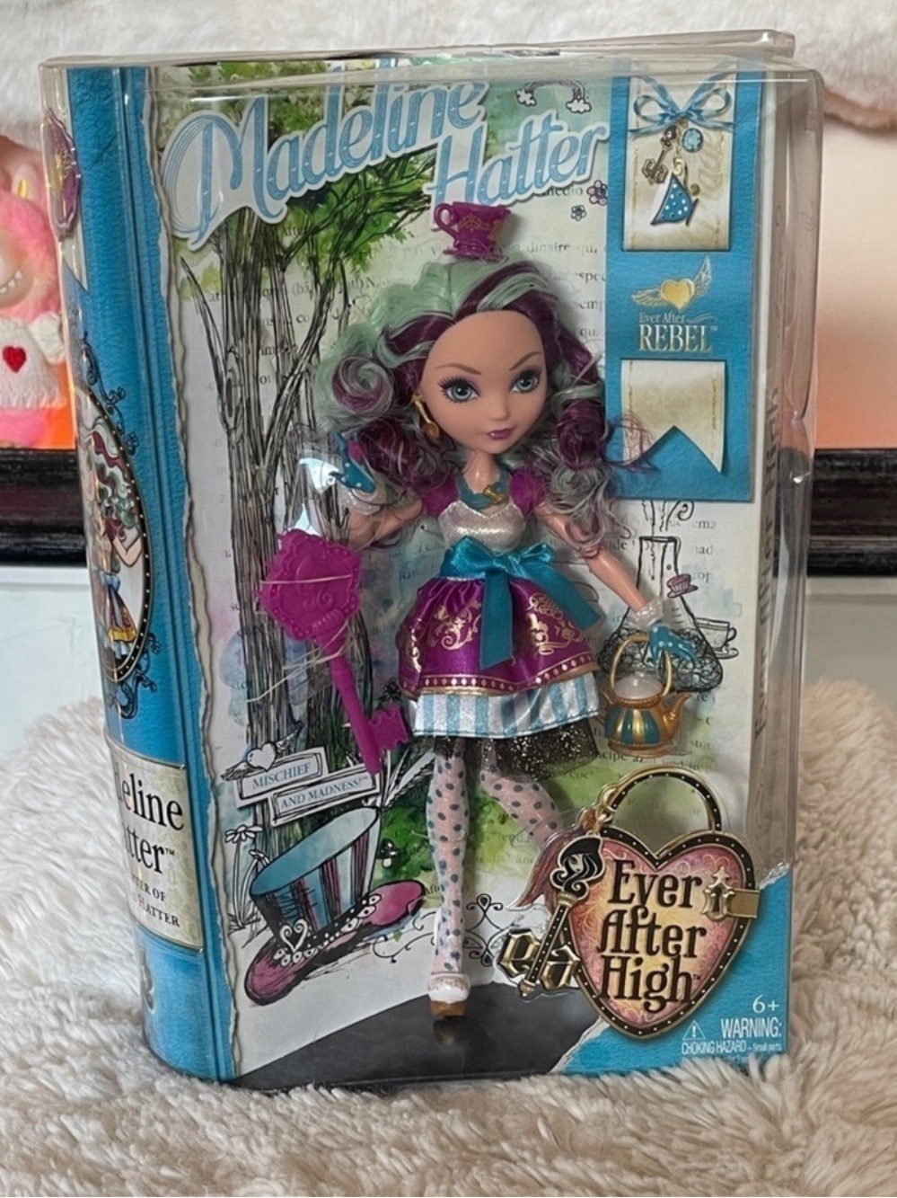 Madeline Hatter Doll with Purple and Blue Outfit